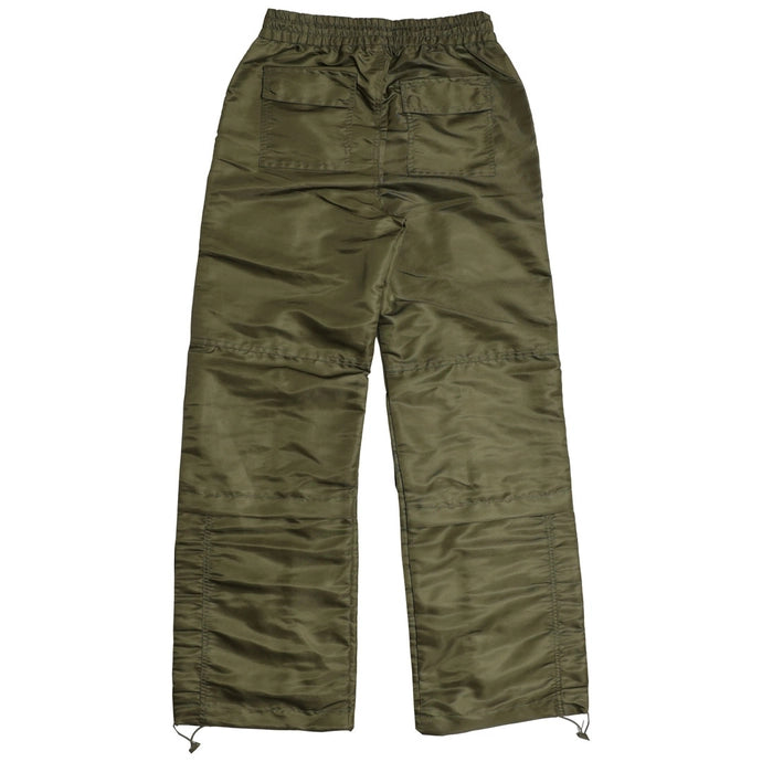 Utility Nylon Wide Cargo Pants