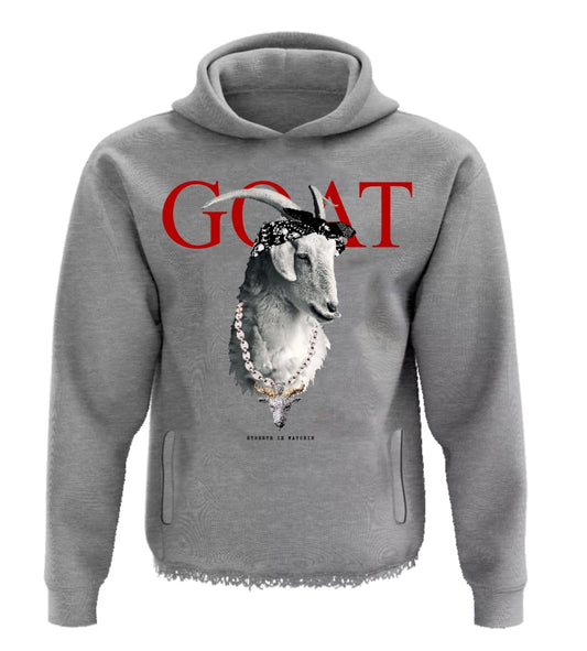 Goat Exclusive Crop Hoodie Grey